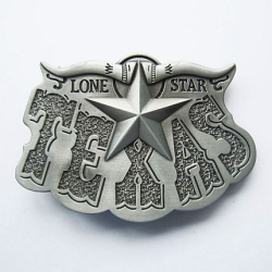 Texas USA klamra stare srebro do paska (id: 3193)