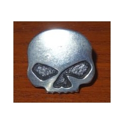 Czaszka skull logo Willie na śrubkę stare srebro (id: 880)