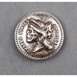 Concho królowa 1865 31mm (id: 862)
