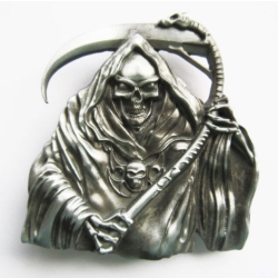 Śmierć skull grim reaper klamra zapinka (id: 2552)