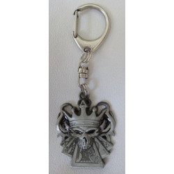 Skull kasyno lucky 13 brelok do kluczy zawieszka stare srebro (id: 2313)