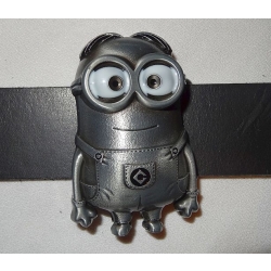 Minionki klamra 3D kopla zapinka filmowa stare srebro (id: 2613)