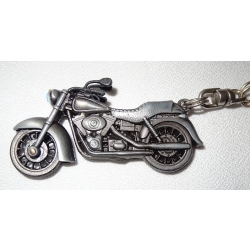 Motocykl motor chopper motocykl brelok 3D srebrny (id: 408)