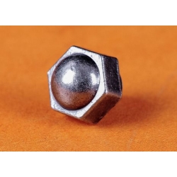Okrągła ozdoba stare srebro 12x10mm na nit (id: 1410)