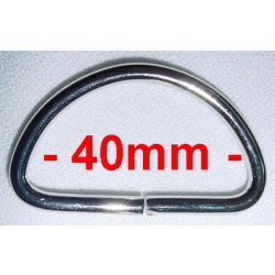Półkole 539 nikiel połysk 40mm (id: 1707)