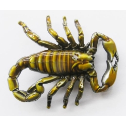 Skorpion klamra 3D żółta (id: 2718)