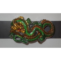 Zielony smok klamra do paska (id: 1646)