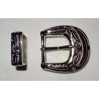 Klamra 204 do paska 20mm nikiel połysk (id: 1897)