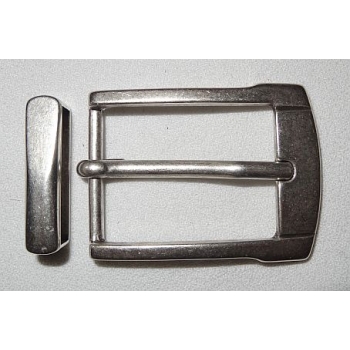 Klamra 2434 do paska 30mm stare srebro (id: 1872)