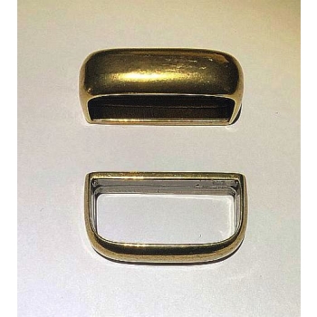 Szlufka, ramka metalowa 30mm, 300 brąz, ciemny mosiądz (id: 291)