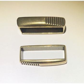 Szlufka, ramka metalowa 30mm, 310 brąz, ciemny mosiądz (id: 275)