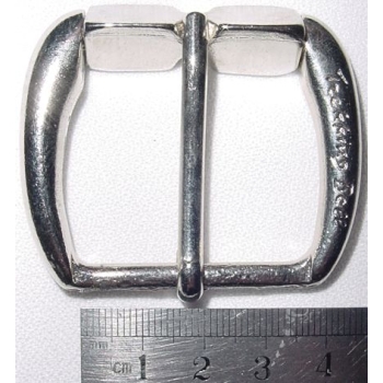 Klamra 380 do paska 37mm nikiel połysk zapinka kopla (id: 1143)