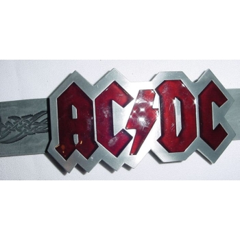 Bordowa muzyczna klamra do paska AC/DC (id: 2951)