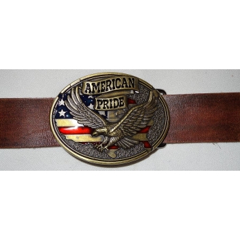 American pride klamra brązowa z kolorami (id: 1319)