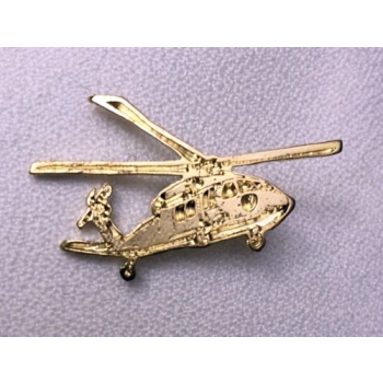 Sikorsky UH-60 Black Hawk śmigłowiec znaczek 3D na pins złoty (id: 234)