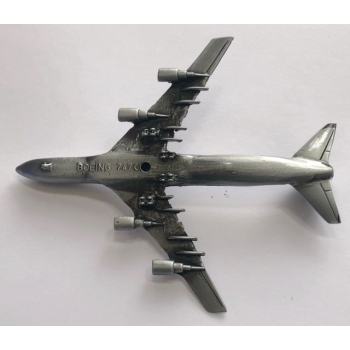 BOEING 747-400 duży metalowy model na statywie podstawie (id: 1723)