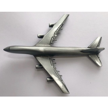 BOEING 747-400 duży metalowy model na statywie podstawie (id: 1723)