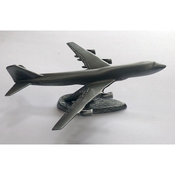 BOEING 747-400 duży metalowy model na statywie podstawie (id: 1723)
