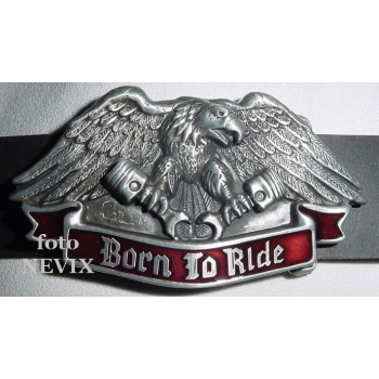 Born To Ride klamra z orłem i tłokami (id: 2837)