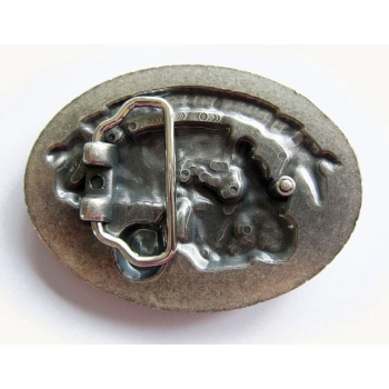 Born to bee free moto klamra platerowana srebrem (id: 1274)