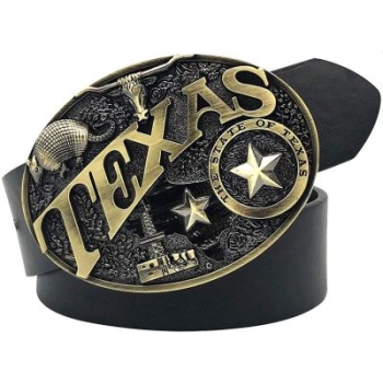 Klamra brązowa do paska Texas (id: 3153)