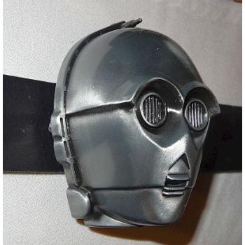 C3PO klamra 3D kopla stare srebro (id: 2623)