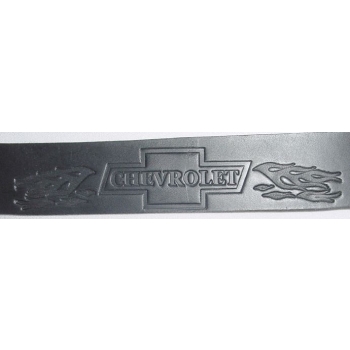 CHEVY pasek ze skóry naturalnej z tłoczeniem Chevrolet  (id: 642)