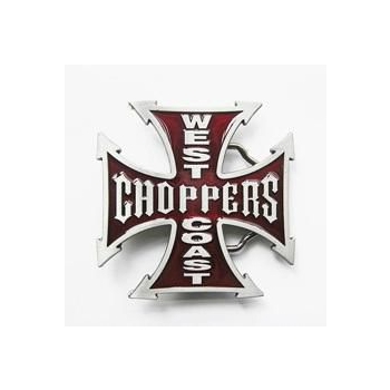 Krzyż chopper klamra czerwona do pasa (id: 2028)