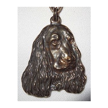 Cocer spaniel angielski pies brelok zawieszka wisiorek brązowy (id: 2262)