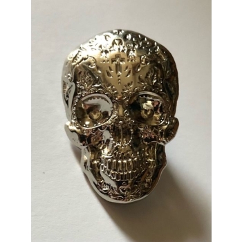 Czaszka muerte skull połysk odznaka przypinka na pins wpinka (id: 1582)