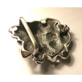 Czaszki klamra 3D ze stali nierdzewnej na pasek 39mm (id: 912)