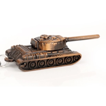 Czołg tank brelok 3D do kluczy zawieszka stare srebro (id: 2327)
