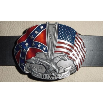 Dixie flaga rebeliantów konfederatów USA klamra do paska (id: 1754)