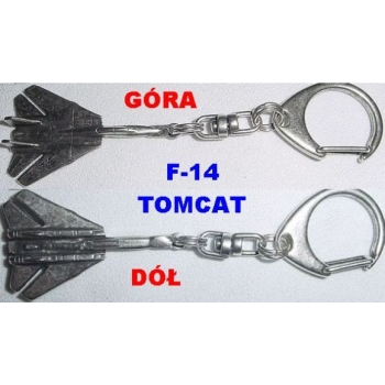 F-14 TOMCAT brelok lotnictwo, zawieszka stare srebro (id: 167)
