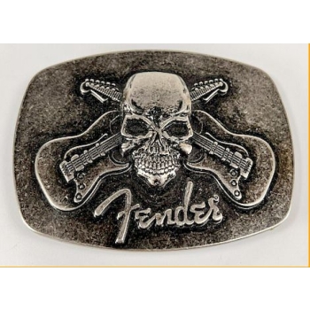 Gitara fender skull czaszka klamra muzyczna do paska (id: 2977)