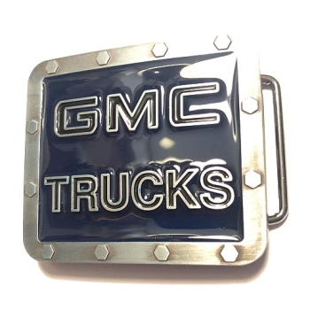 GMC TRUCKS klamra stare srebro z wypełnieniem ciemny granat (id: 1613)