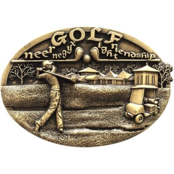 Golf golfiarz klamra kopla do pasa brązowa (id: 3245)