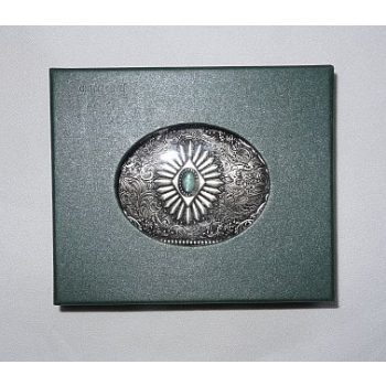 Platerowana srebrem klamra w stylu western (id: 1249)