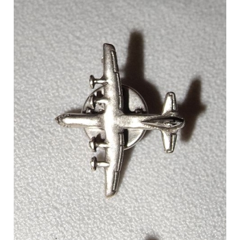 Herkules Lockheed znaczek 3D samolot na pins stare srebro (id: 213)