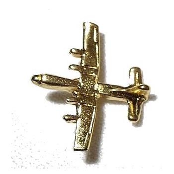Herkules Lockheed C130 znaczek 3D samolot na pins złoty (id: 217)