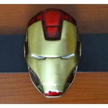 Iron Man klamra 3D kopla złoty matowy (id: 2624)