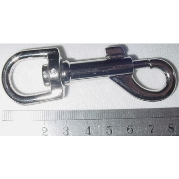 Karabinek, karabińczyk K-20 nikiel połysk 19mm (id: 1369)