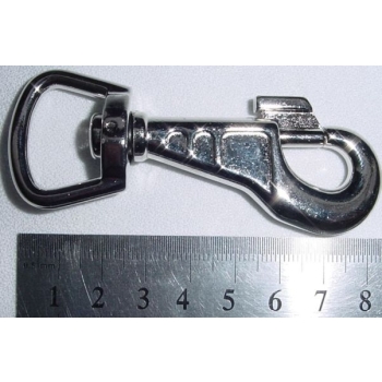Karabinek, karabińczyk duży K-8 23mm nikiel (id: 647)