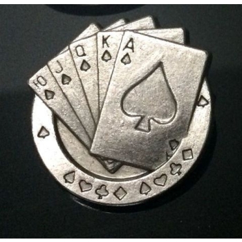 Karty poker stare srebro na nit (id: 1001)