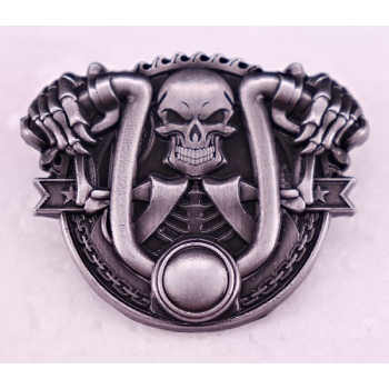 Kierownica skull chopper motocykl odznaka przypinka na pinsy wpinka (id: 2824)