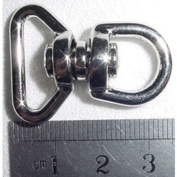 Krętlik 724 nikiel połysk na pasek 10mm/18mm (id: 1733)