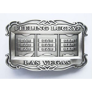 Feeleng Lucky? Las Vegas jednoręki bandyta klamra stare srebro (id: 2584)