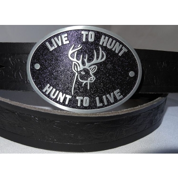 Myśliwy polowanie jeleń klamra do pasa Live to Hunt (id: 3095)