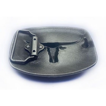 Byk Longhorn klamra stare srebro (id: 1694)