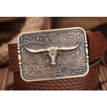 Byk Longhorn klamra brązowa (id: 1692)